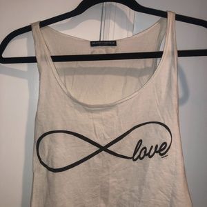 Brandy Melville infinity tank top graphic